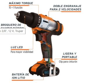Taladro Inalámbrico Truper